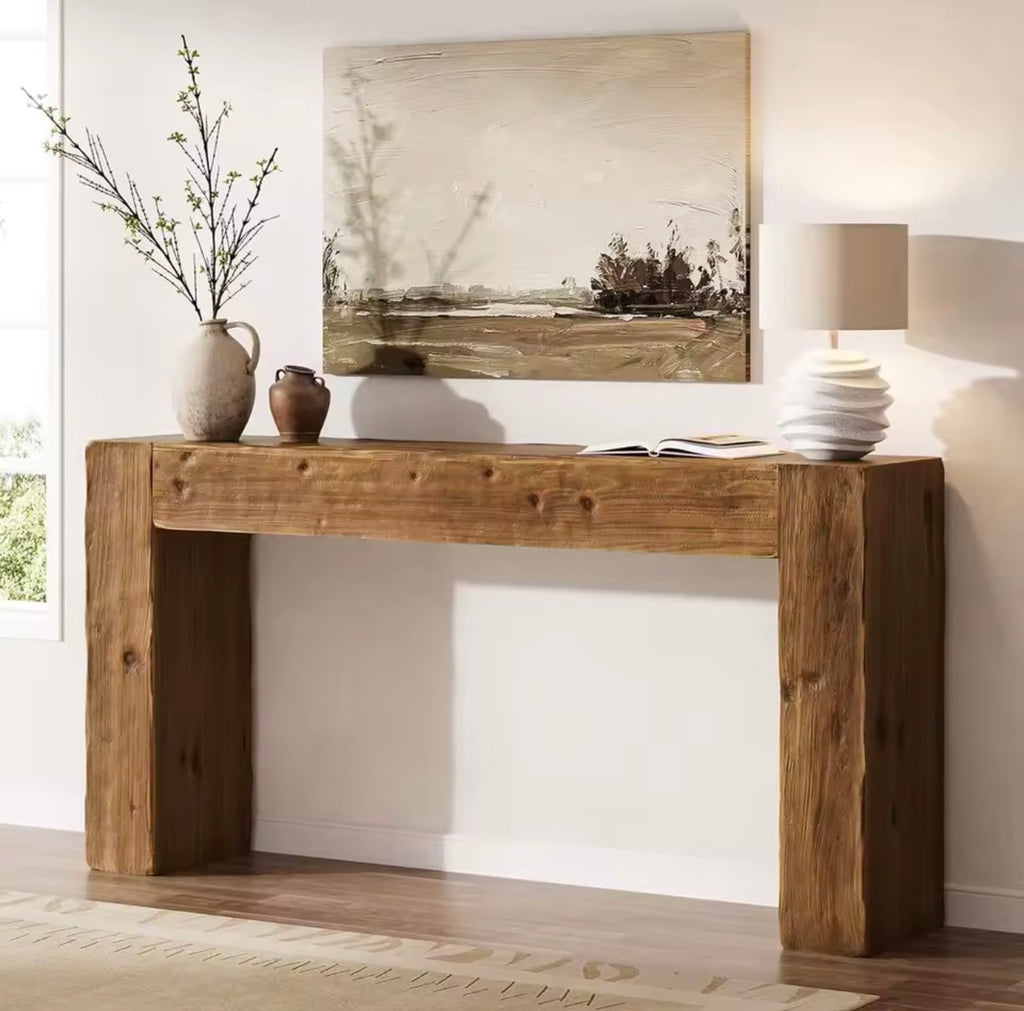 Rustic Farmhouse Console Table