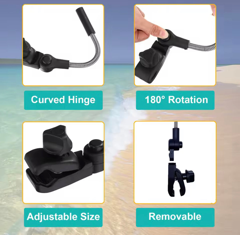 Clip-On Beach Chair Umbrella