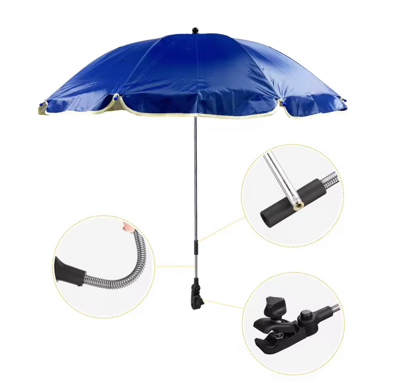 Clip-On Beach Chair Umbrella