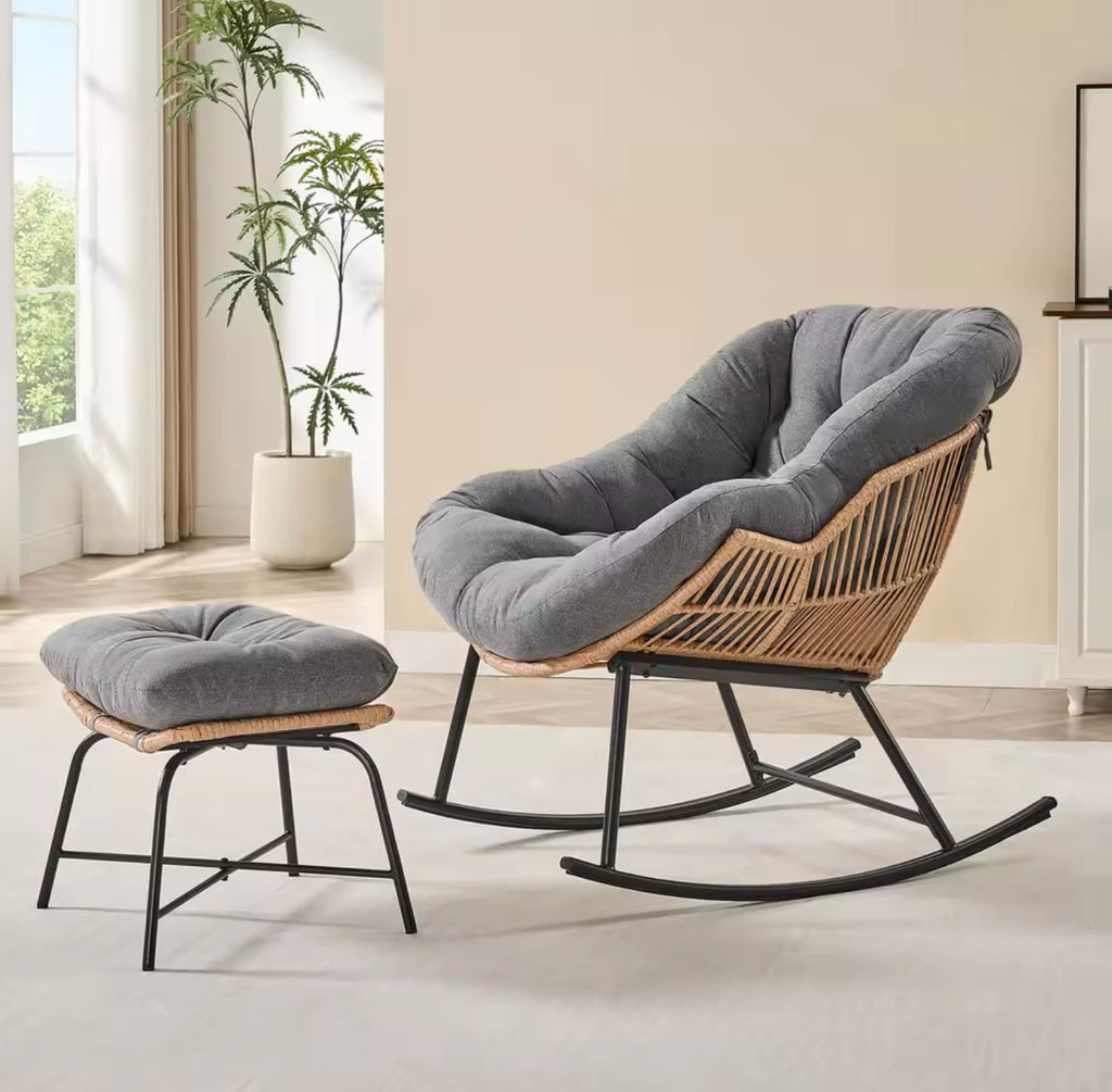 Rocking Chair with Ottoman