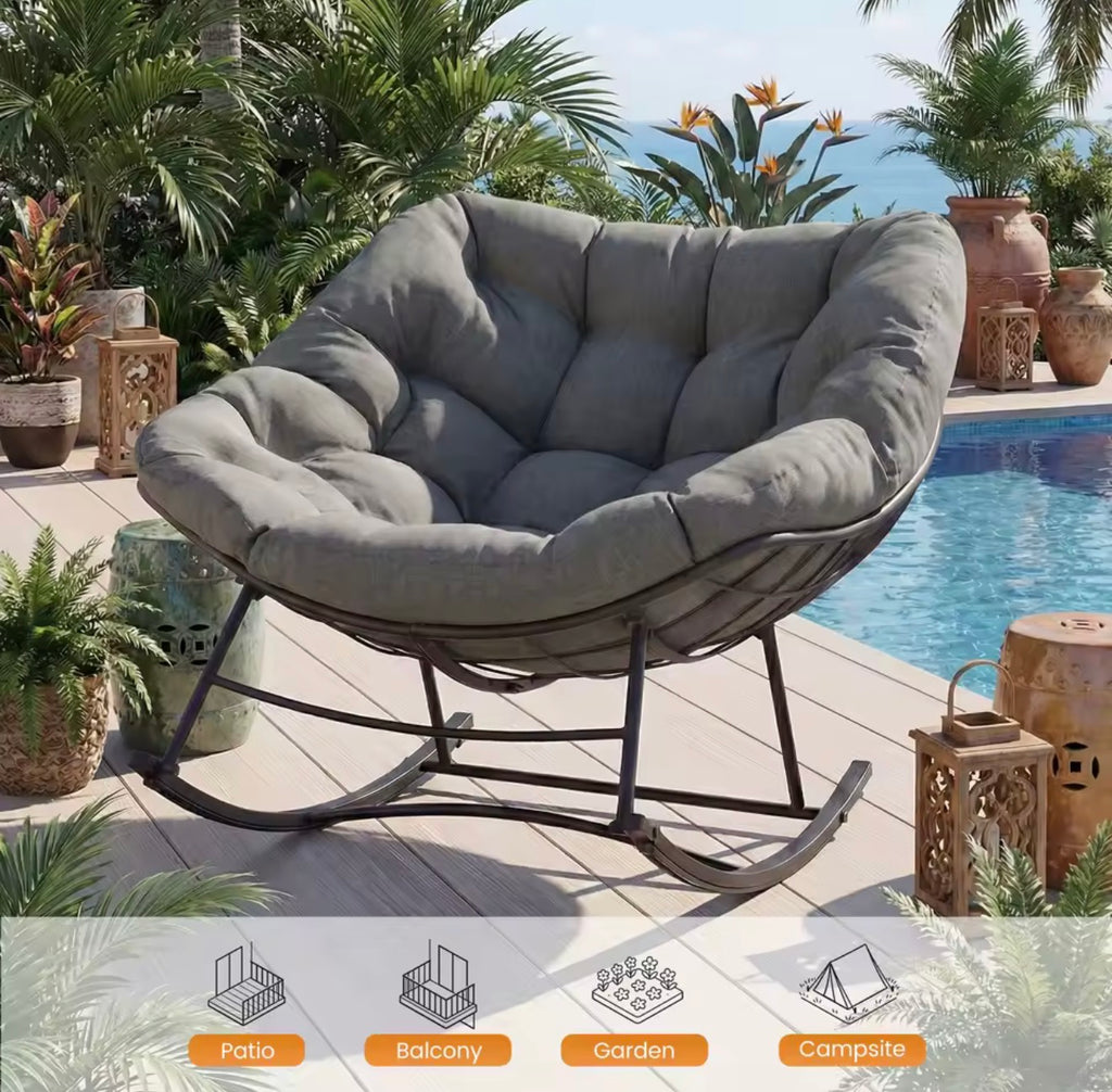 Oversized Rocking Lounge Chair