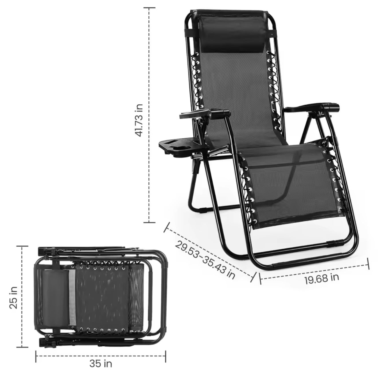 Zero Gravity Reclining Lounge Chair